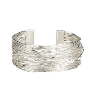 Elegant Steel Cuff Bracelet